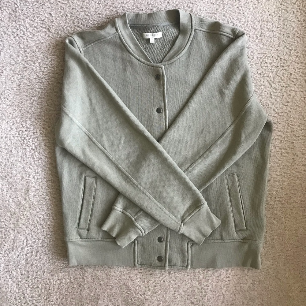MILES BY MADEWELL Bomber Sweater Jacket